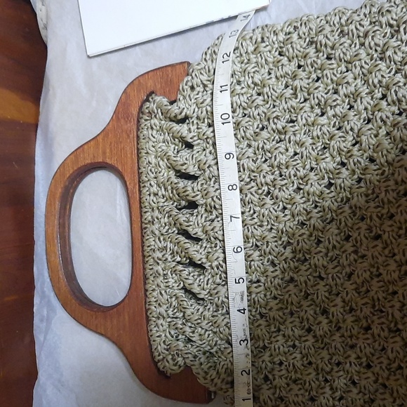 1960s to 1970s macrame purse - Picture 7 of 11